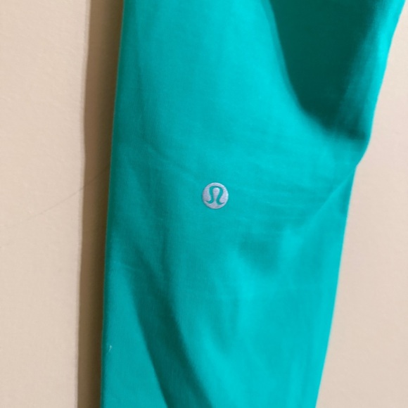 Lululemon Wunder Train Aqua Leggings (10) - Picture 3 of 5